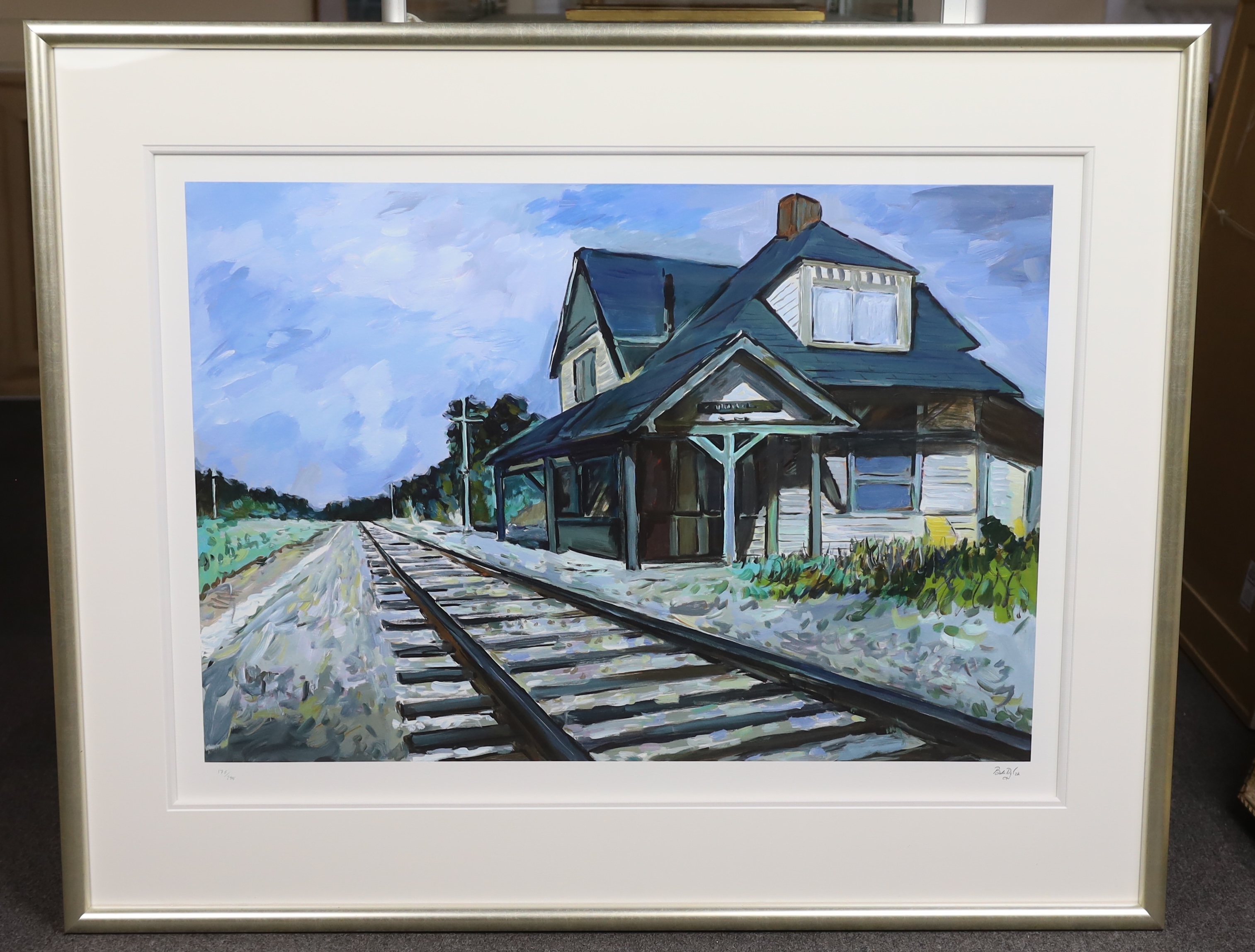 Bob Dylan (American, b.1941), 'New England Depot' from the Beaten Path Series, giclée print on archival paper, 66 x 91cm